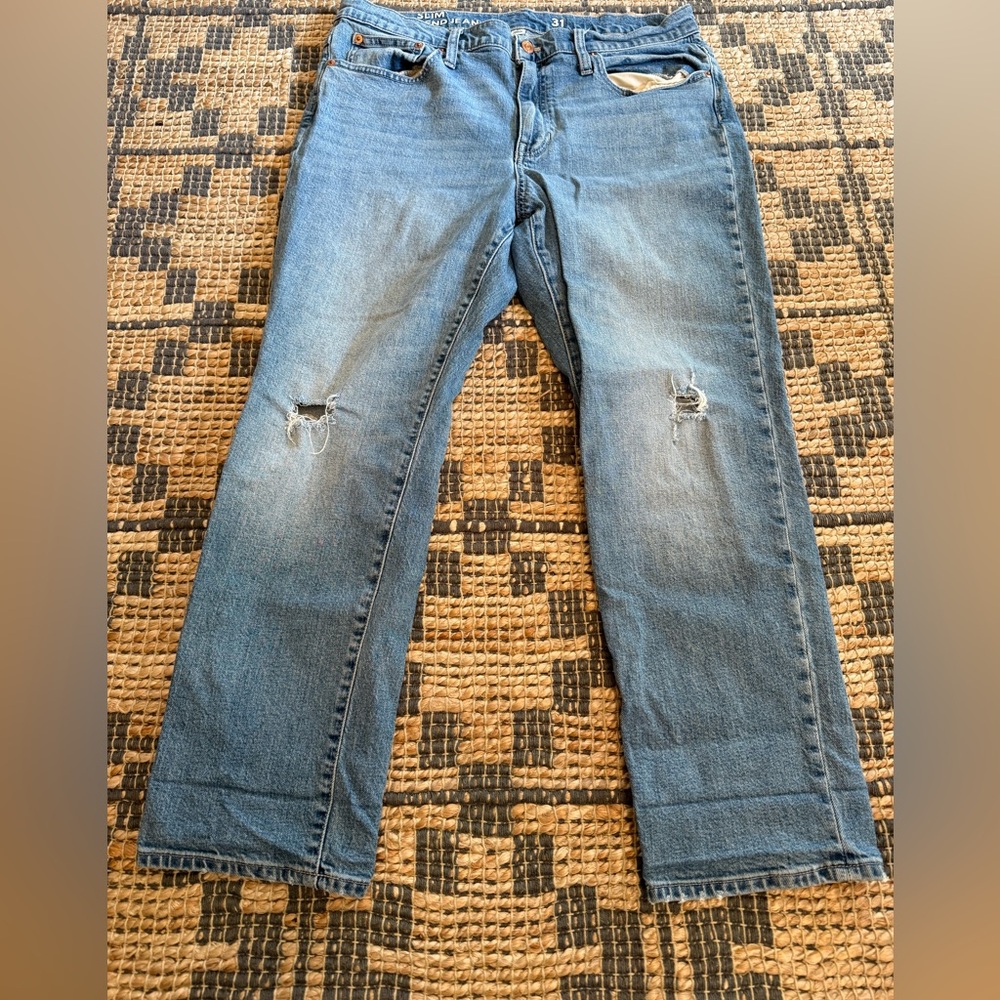 J Crew Women's Slim Boyfriend Jean cut size 31